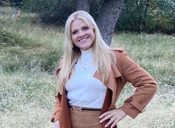 Julie with long hair in 2022