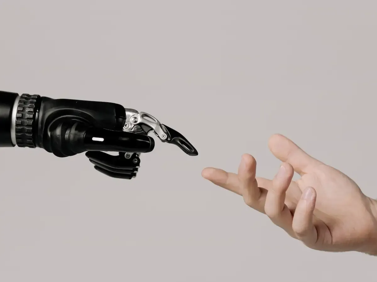 Robot hand and human hand